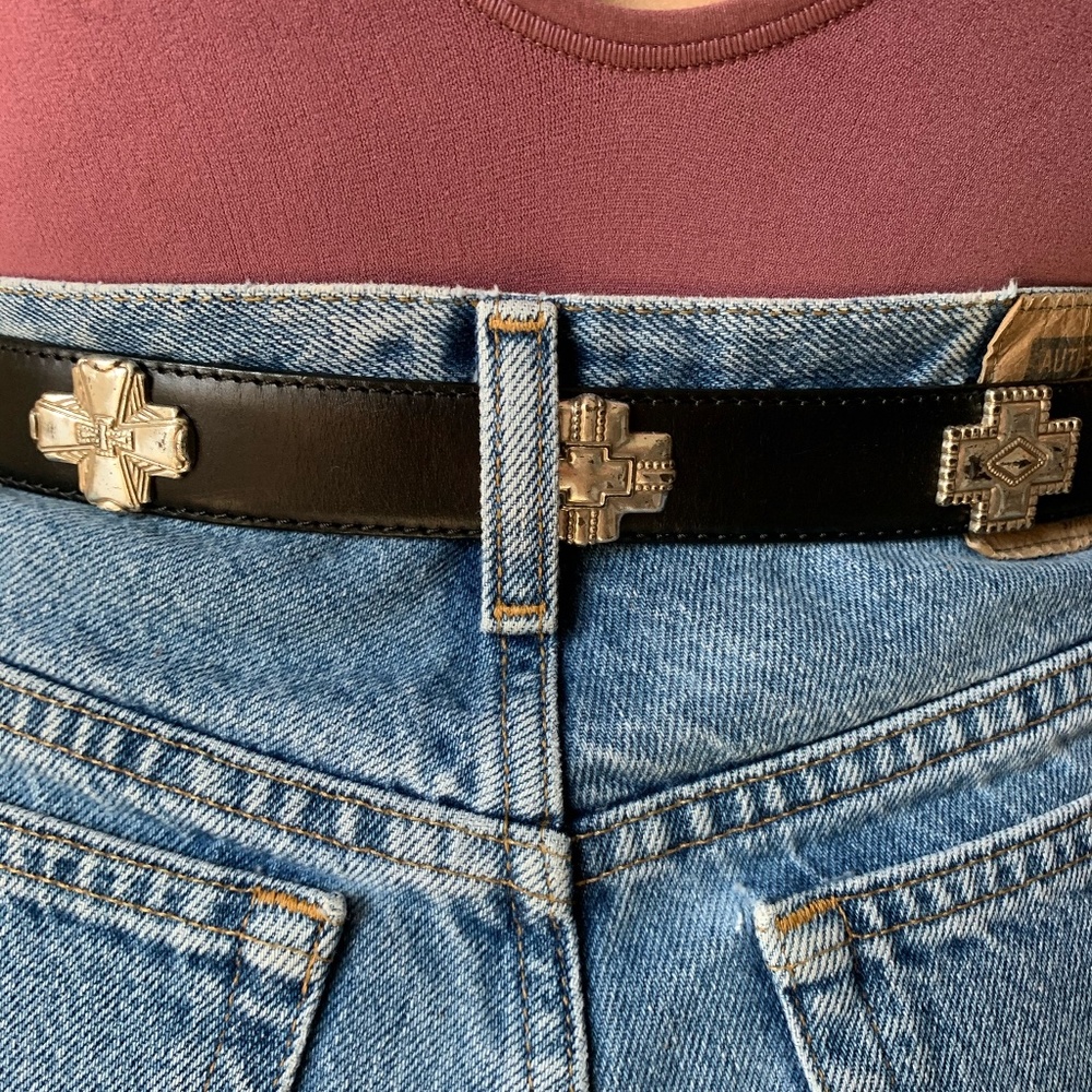 Fossil Black Leather Belt - Picture 5 of 11